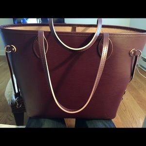 Louis Vuitton Neverfull MM Epi leather bag/pouch